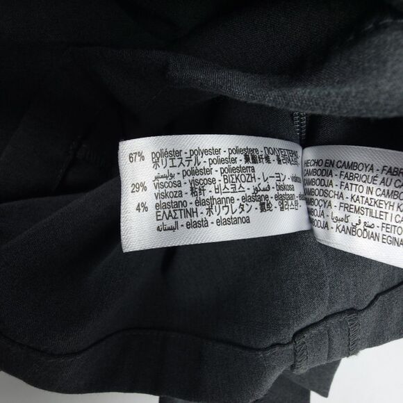 NEW Zara 90s Box Pleated Belted Micro Mini Skirt Skort Low Rise Gray Academia XS - Picture 8 of 9